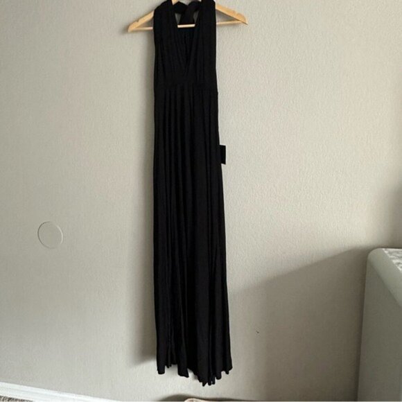 Lulus Tricks of the Trade Slate Black Maxi Dress Size Large NWT - Picture 4 of 16